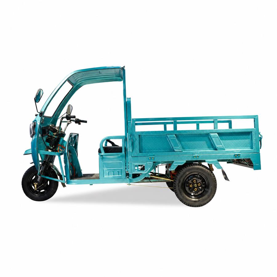 Three-wheeled Motorcycle Agricultural Truck Electric Cargo Loading Box Dump Truck
