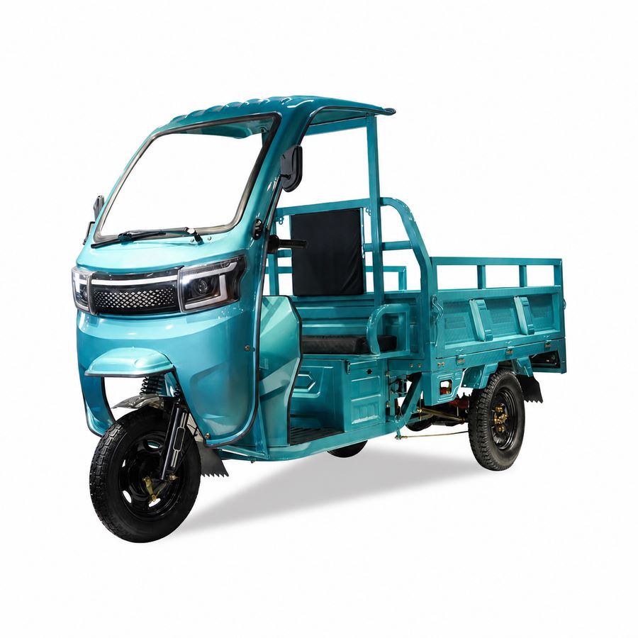 Three-wheeled Motorcycle Agricultural Truck Electric Cargo Loading Box Dump Truck