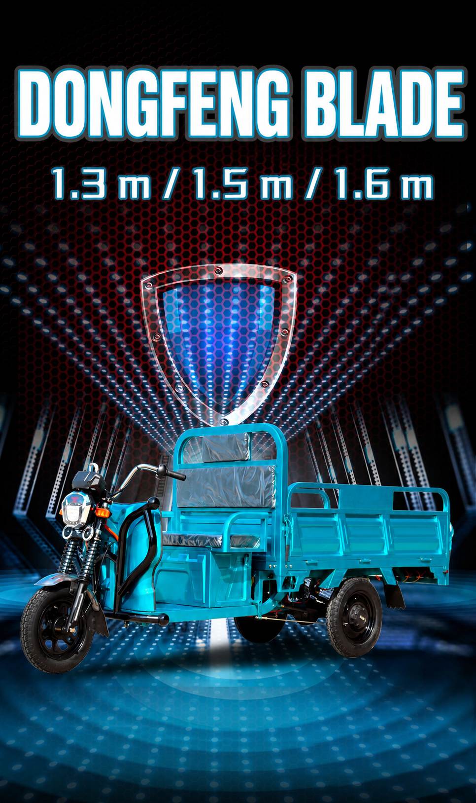 Heavy-Duty Electric Cargo Tricycle | 1000W Three-Wheel Utility Vehicle | Farm, Delivery & Commercial Heavy-Duty Electric Cargo Tricycle | 1000W Three-Wheel Utility Vehicle | Farm, Delivery & Commercial