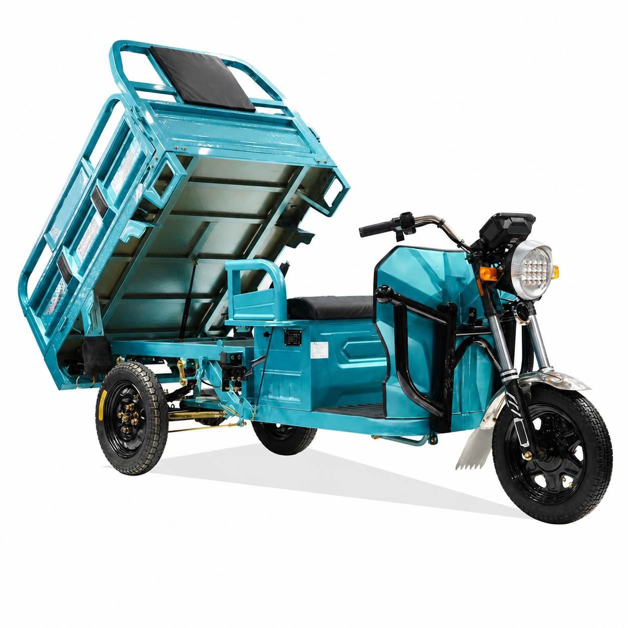 Heavy-Duty Electric Cargo Tricycle | 1000W Three-Wheel Utility Vehicle | Farm, Delivery & Commercial