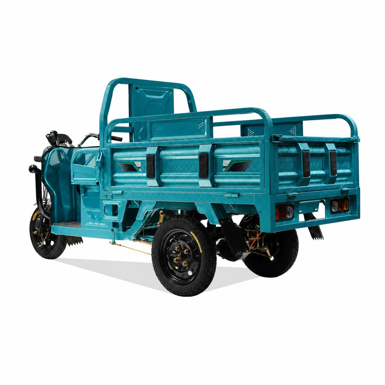 Heavy-Duty Electric Cargo Tricycle | 1000W Three-Wheel Utility Vehicle | Farm, Delivery & Commercial