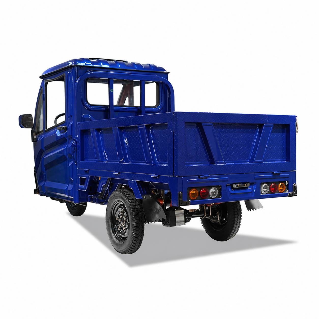 Customized Big Power Agricultural Electric Cargo Tricycle | Closed Cab High Load Trike Factory Whole