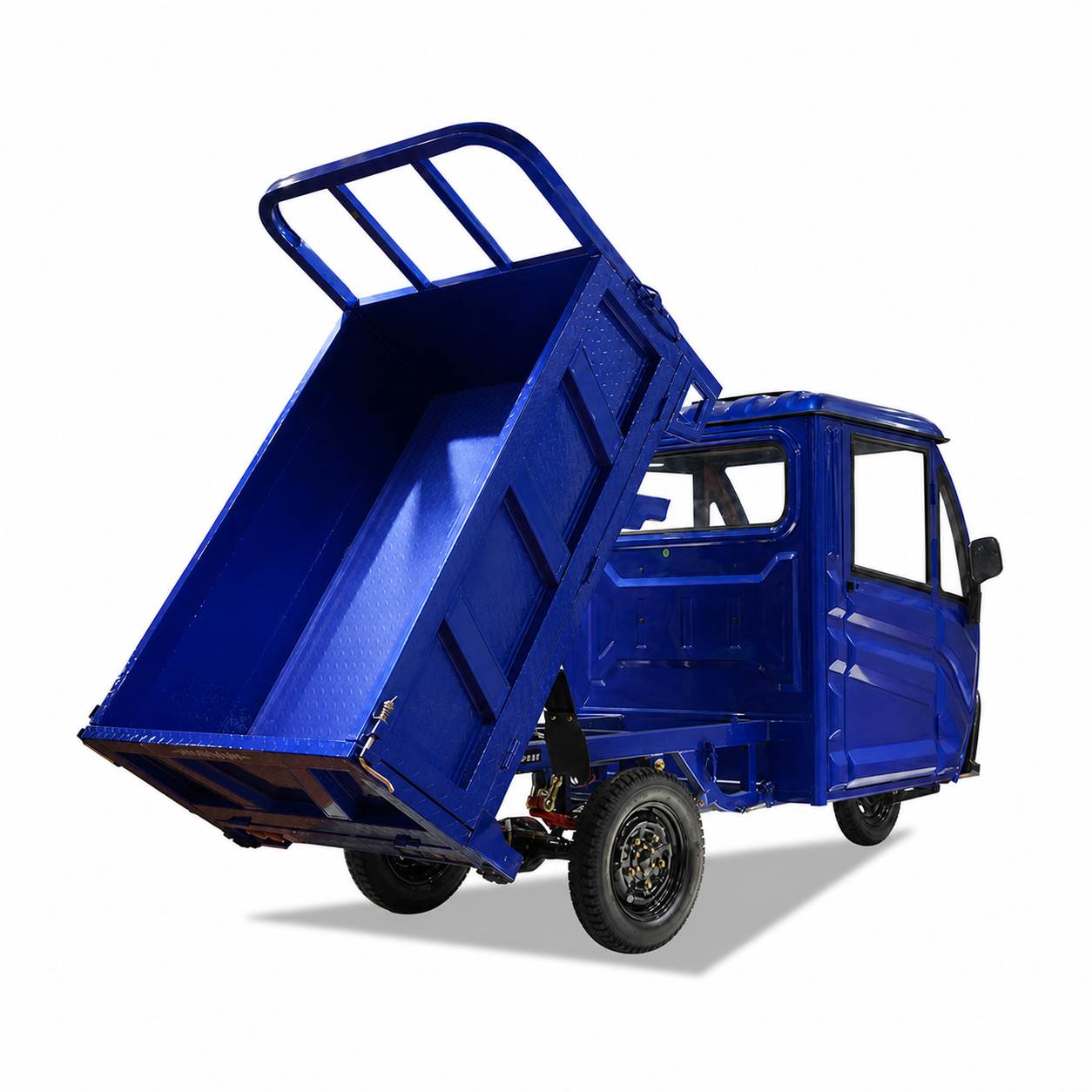Customized Big Power Agricultural Electric Cargo Tricycle | Closed Cab High Load Trike Factory Whole