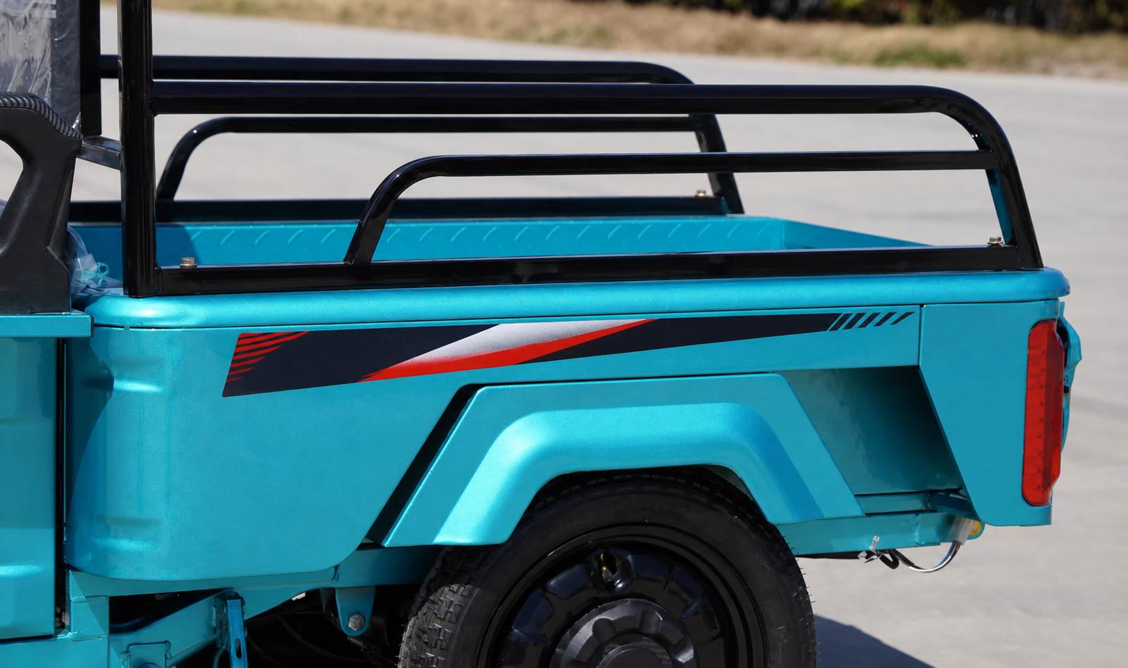 Electric Utility Cargo Tricycle | 3-Wheel Load Carrier with Passenger Seat Electric Utility Cargo Tricycle | 3-Wheel Load Carrier with Passenger Seat