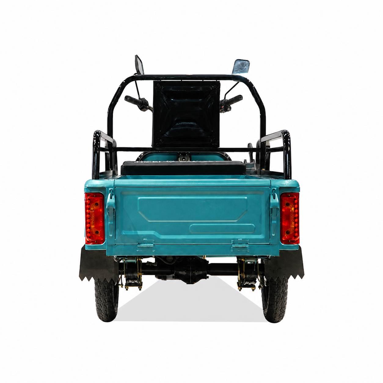 Electric Utility Cargo Tricycle | 3-Wheel Load Carrier with Passenger Seat