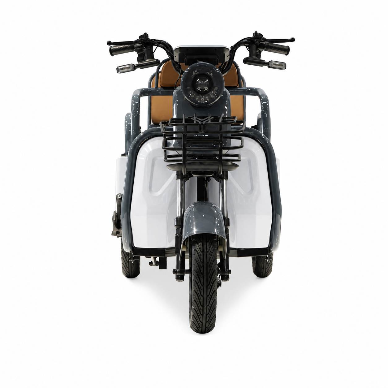 Convertible Electric Passenger Tricycle | Dual-Mode Cargo & Family Mobility Scooter