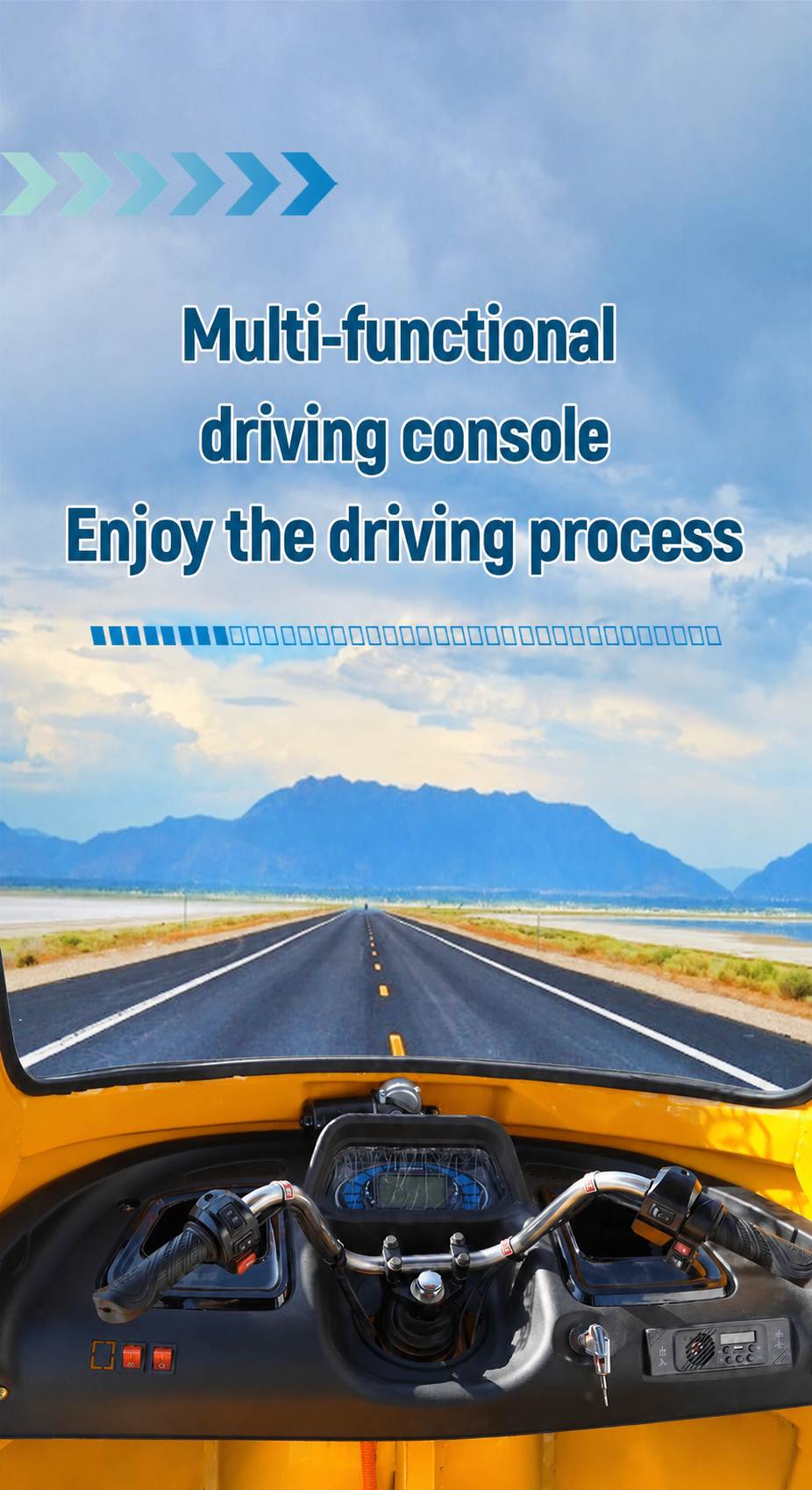 Electric Passenger Tuk Tuk | Double-Row 3-Wheeler | Comfortable City Travel | Hot Sale