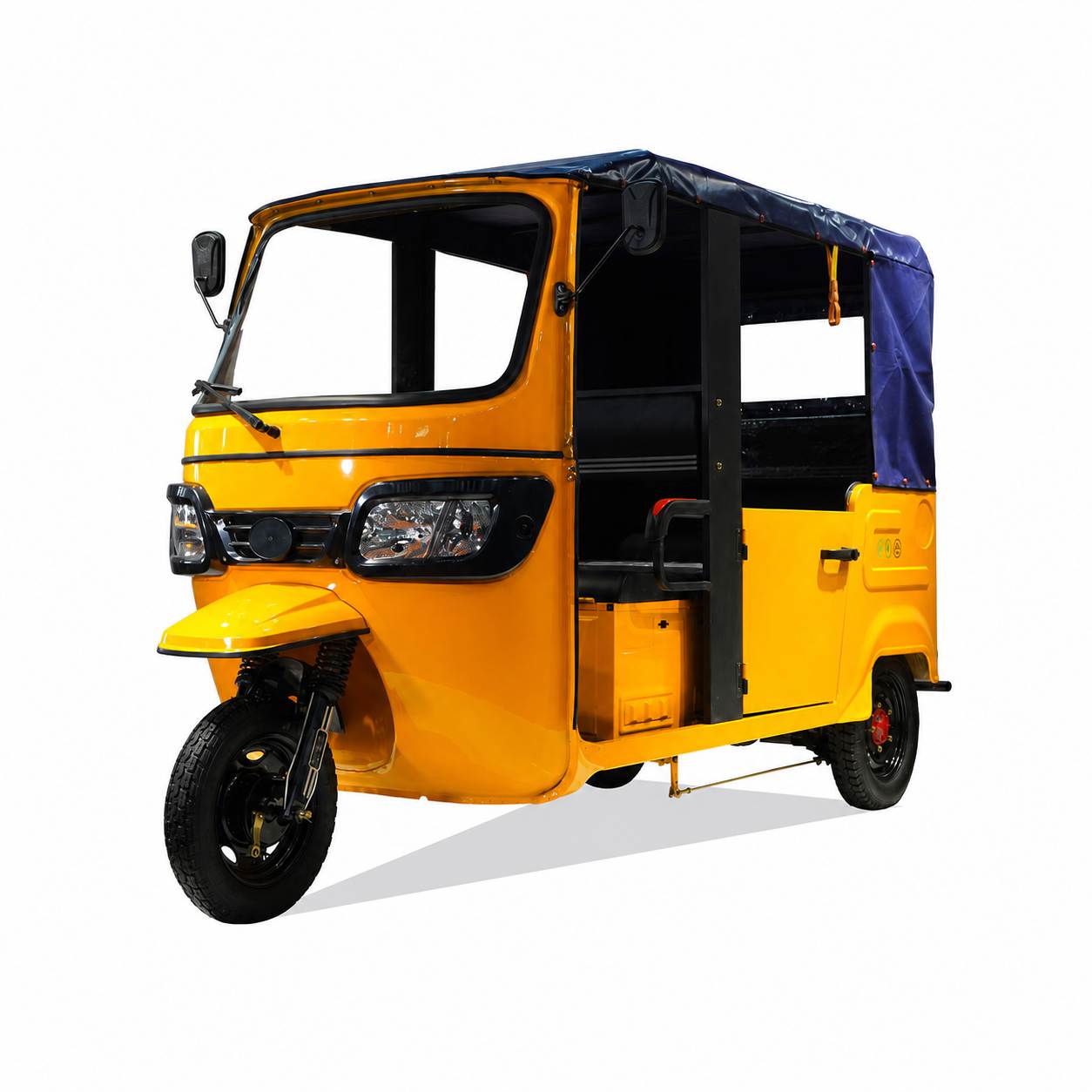 Electric Passenger Tuk Tuk | Double-Row 3-Wheeler | Comfortable City Travel | Hot Sale