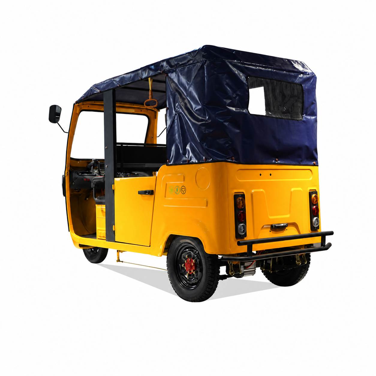 Electric Passenger Tuk Tuk | Double-Row 3-Wheeler | Comfortable City Travel | Hot Sale