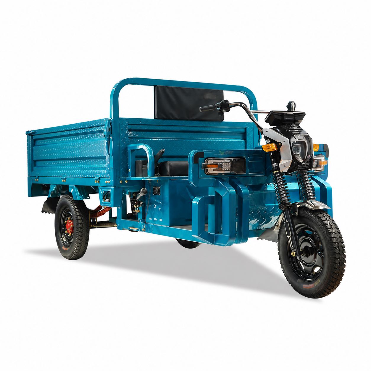 Electric Cargo Tricycle | 1500W Motor | 1.8m Steel Cargo Bed | Hydraulic Dump