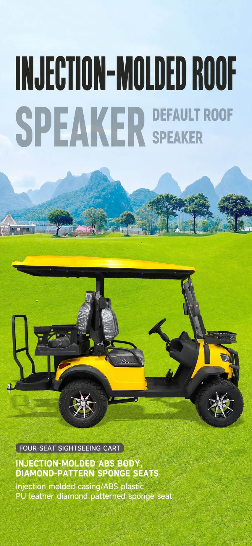 Electric Golf Cart | 4-Seat Off-Road Vehicle | Resort & Sightseeing Transport | Hot Sale Electric Golf Cart | 4-Seat Off-Road Vehicle | Resort & Sightseeing Transport | Hot Sale