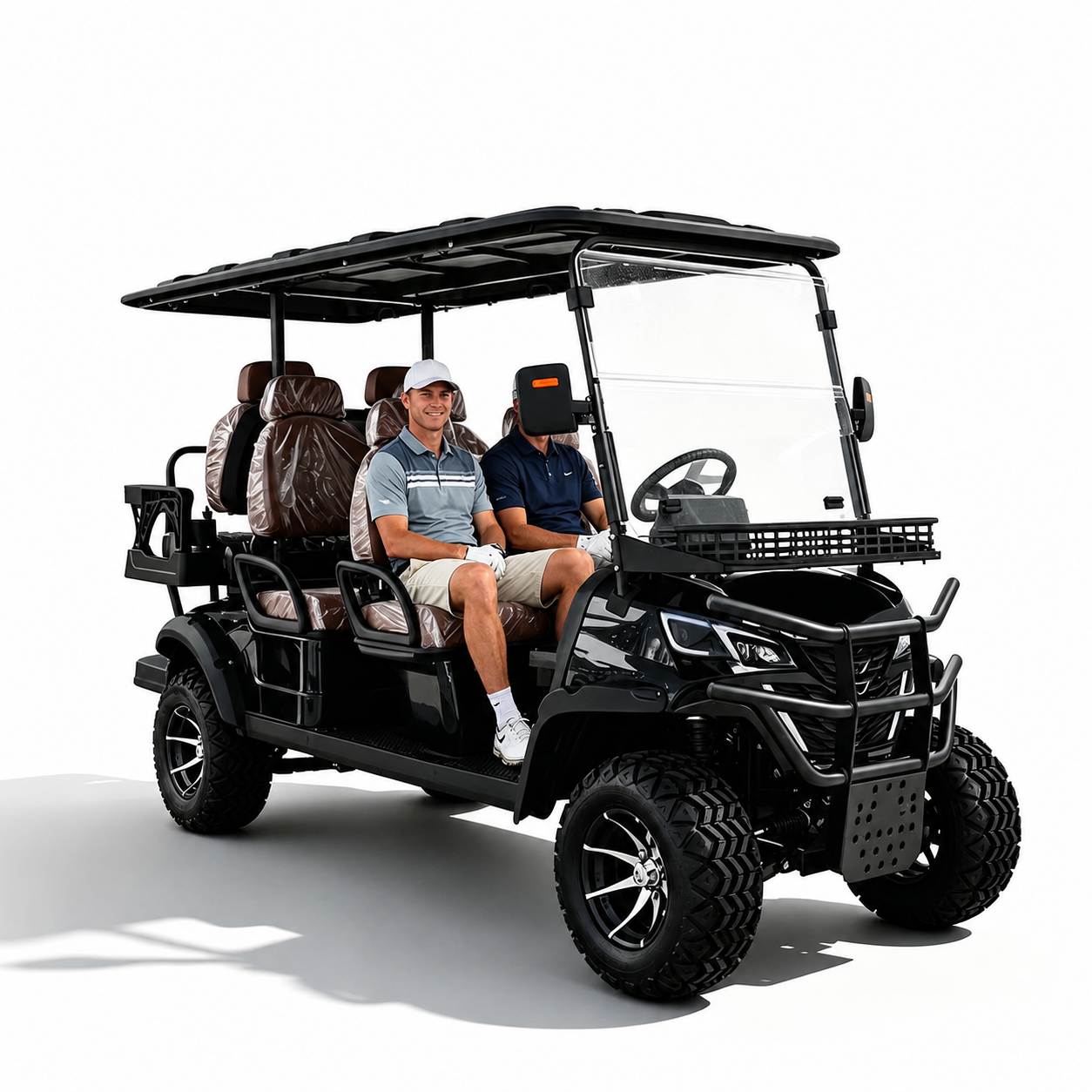 Electric Sightseeing Golf Cart | Multi-Passenger Off-Road Shuttle | Resort & Hotel Transport