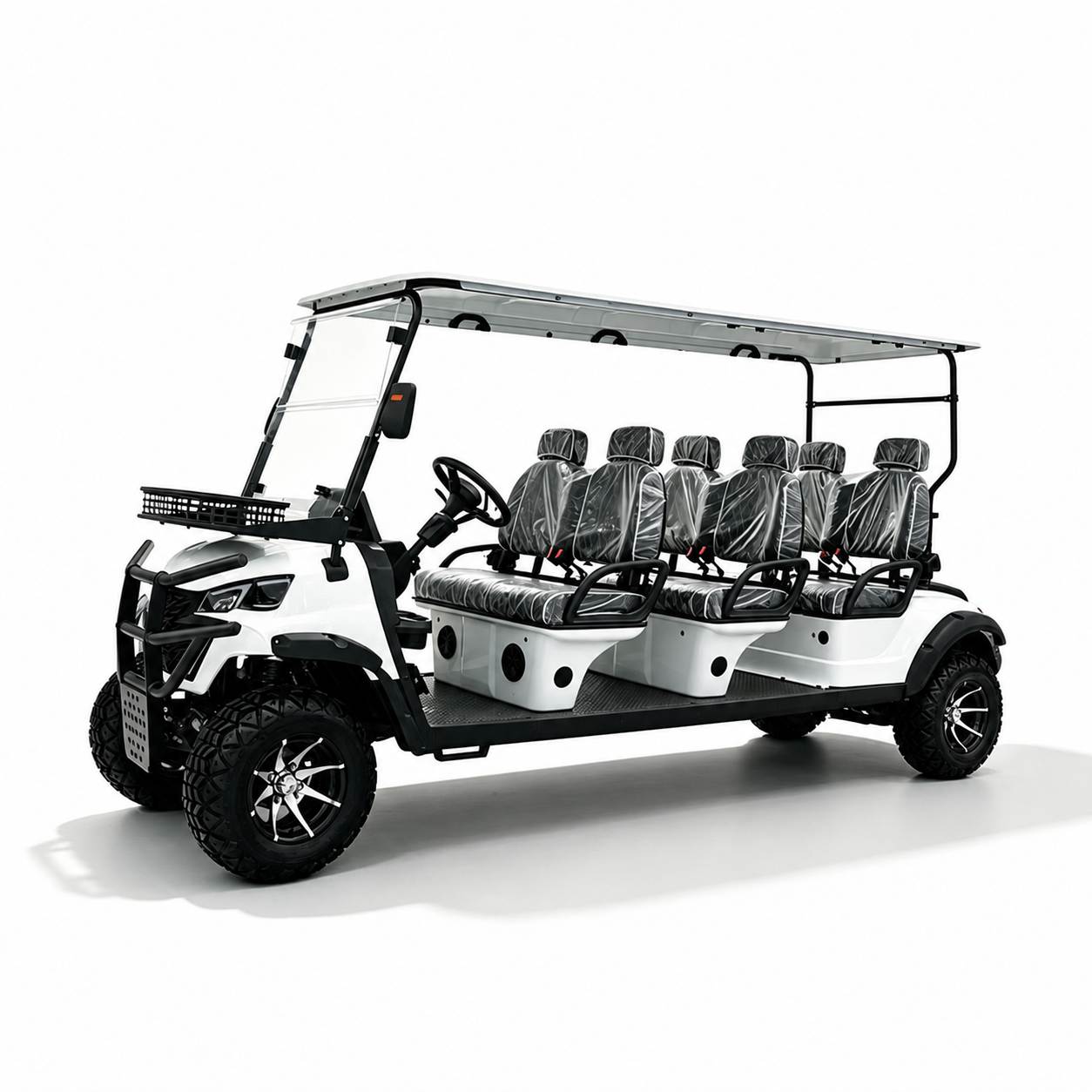 6-Seat Electric Golf Cart | Multi-Passenger Sightseeing Shuttle | Resort & Hotel Transport