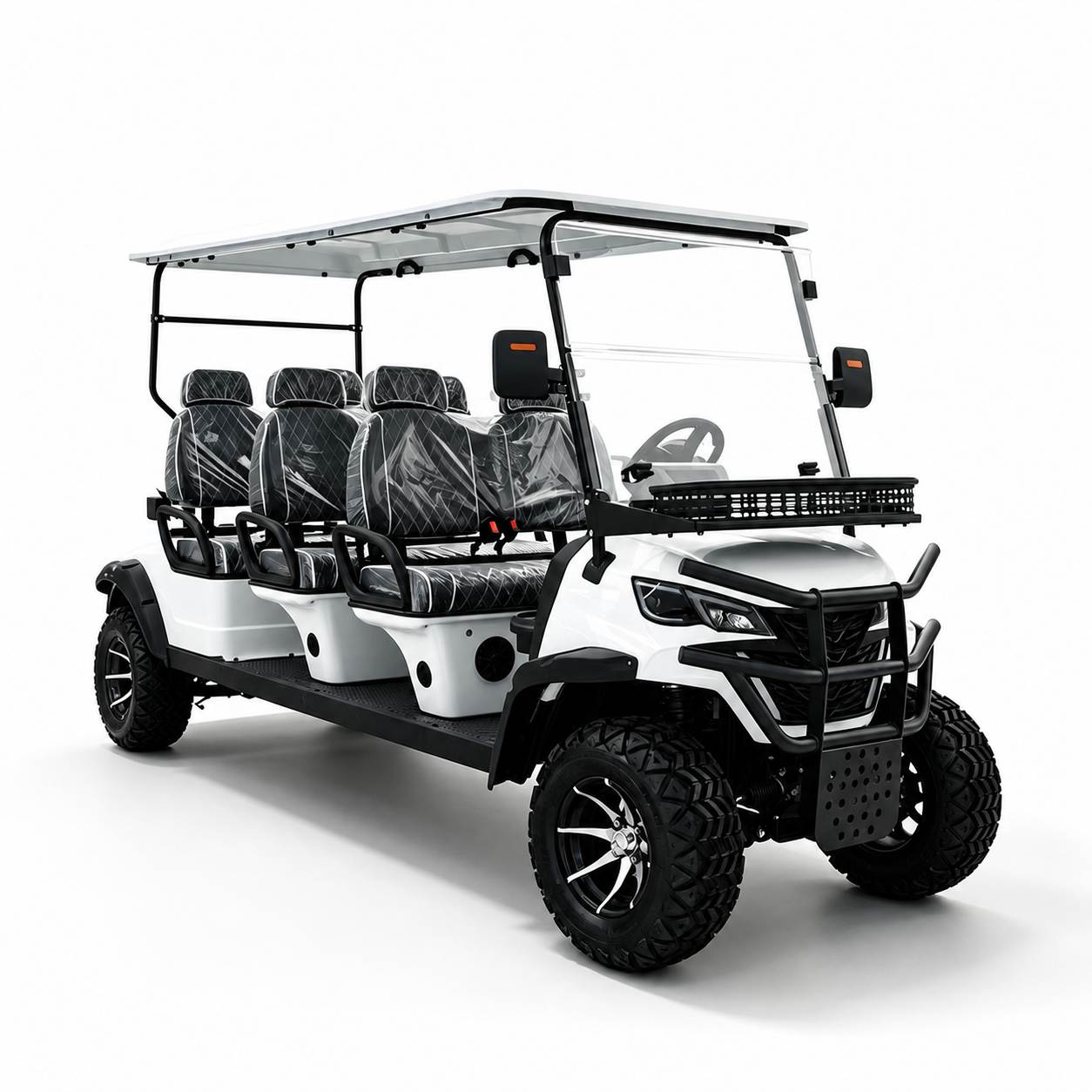 6-Seat Electric Golf Cart | Multi-Passenger Sightseeing Shuttle | Resort & Hotel Transport