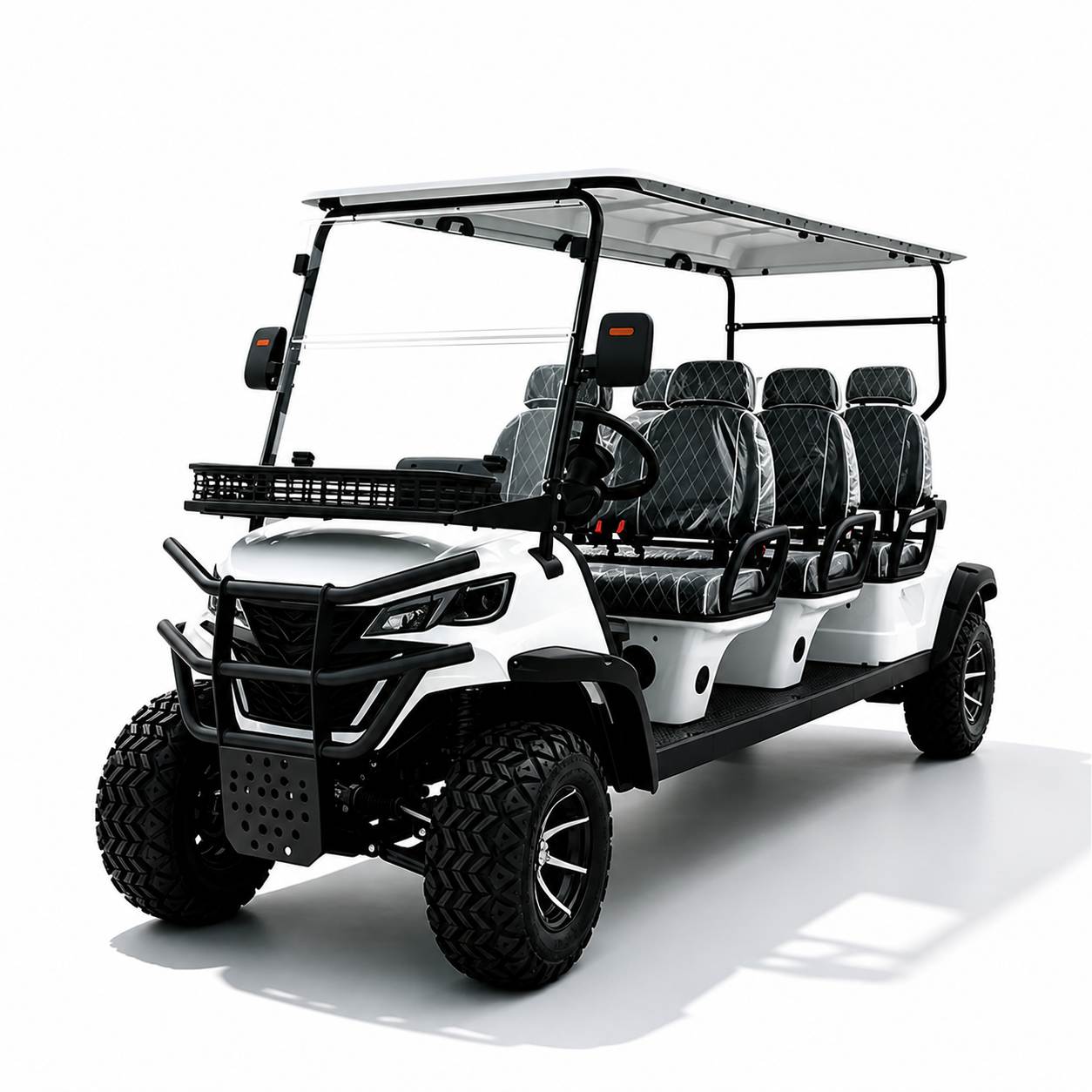 6-Seat Electric Golf Cart | Multi-Passenger Sightseeing Shuttle | Resort & Hotel Transport