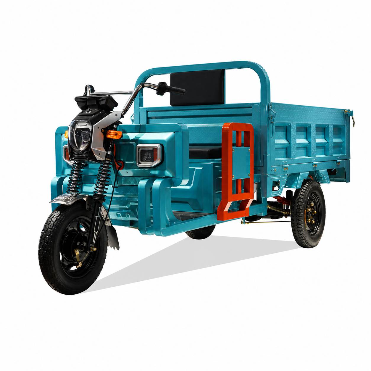 Heavy-Duty Electric Cargo Tricycle | 1.6m Steel Cargo Bed|1000W Utility Three-Wheeler|Farm Delivery