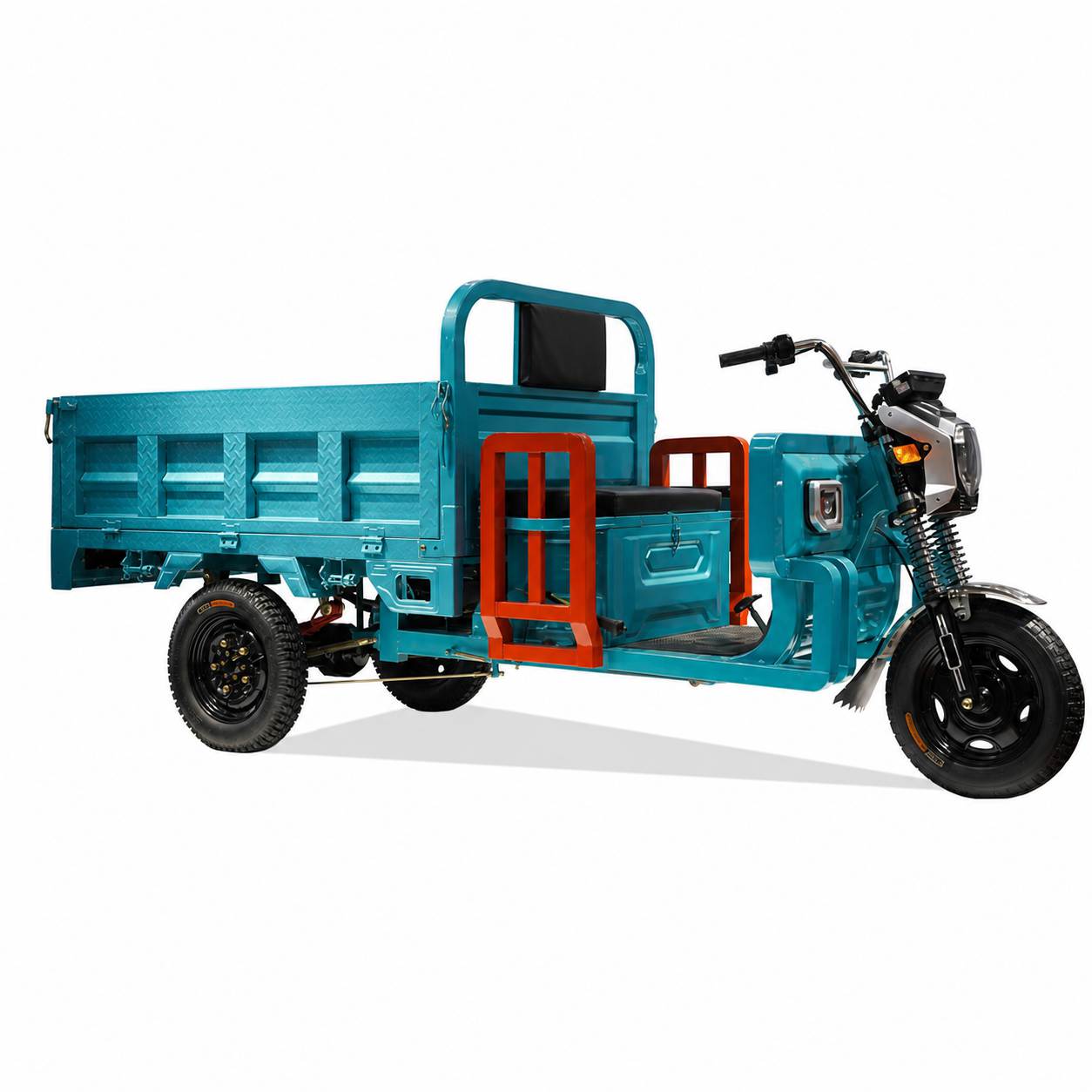 Heavy-Duty Electric Cargo Tricycle | 1.6m Steel Cargo Bed|1000W Utility Three-Wheeler|Farm Delivery