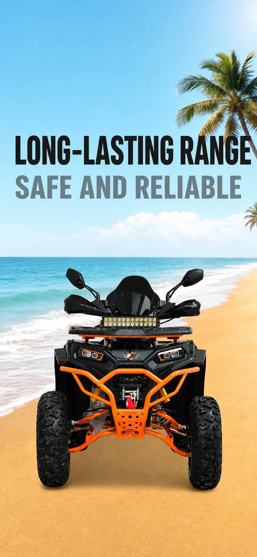 200cc Touring Quad Bike | GY6 Automatic Drive | Hydraulic Disc Brakes | Beach & Trail 200cc Touring Quad Bike | GY6 Automatic Drive | Hydraulic Disc Brakes | Beach & Trail