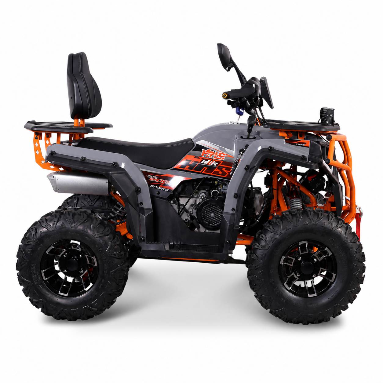 200cc Touring Quad Bike | GY6 Automatic Drive | Hydraulic Disc Brakes | Beach & Trail