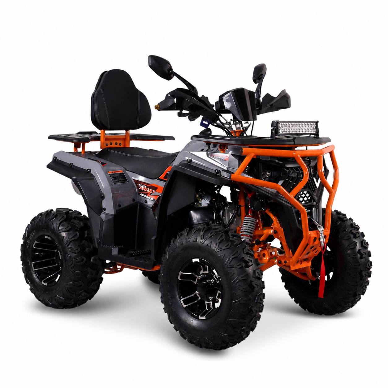 200cc Touring Quad Bike | GY6 Automatic Drive | Hydraulic Disc Brakes | Beach & Trail