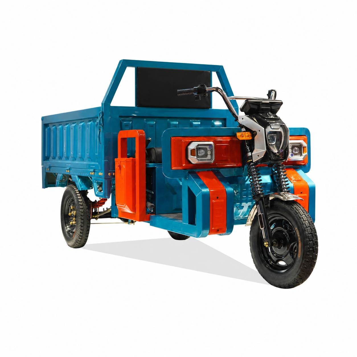Electric Cargo Tricycle | 1200W Heavy-Duty Three-Wheel Utility Vehicle | Hydraulic Dump