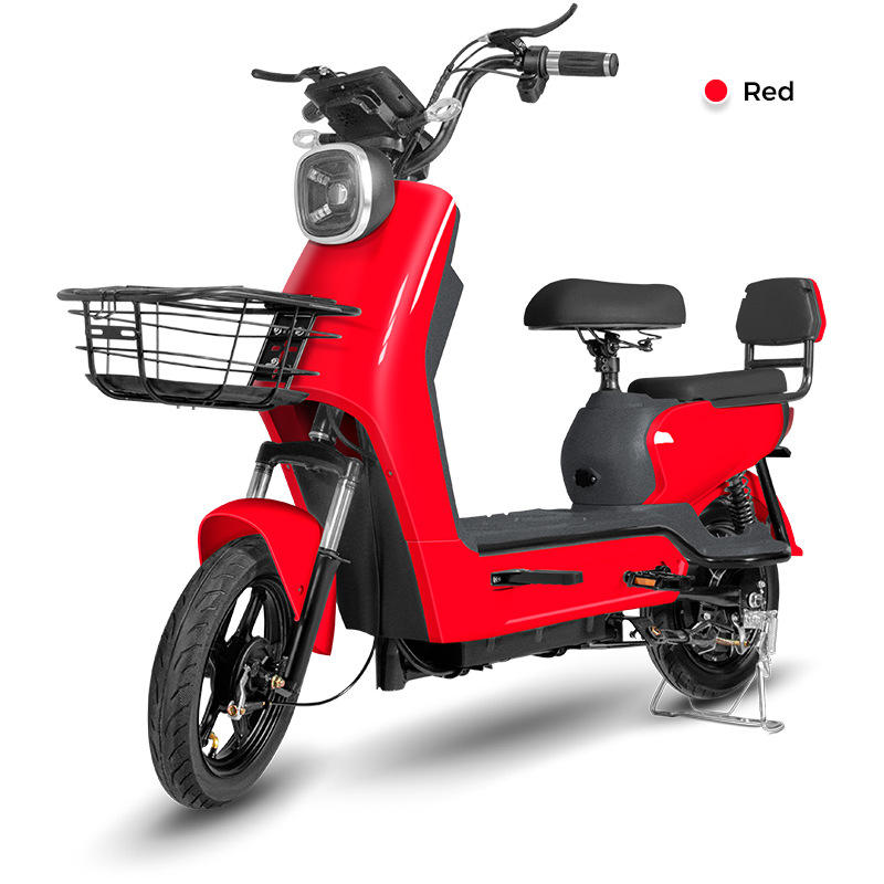 25 MPH Long-Range Electric Scooter with Dual Seats, Basket, LED Light & 40–60 km Range