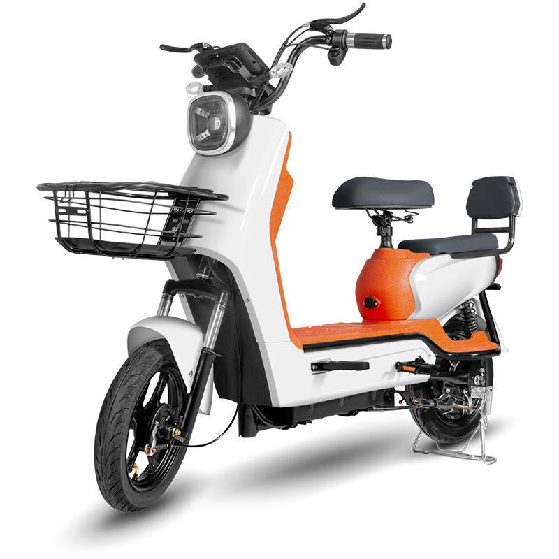 25 MPH Long-Range Electric Scooter with Dual Seats, Basket, LED Light & 40–60 km Range