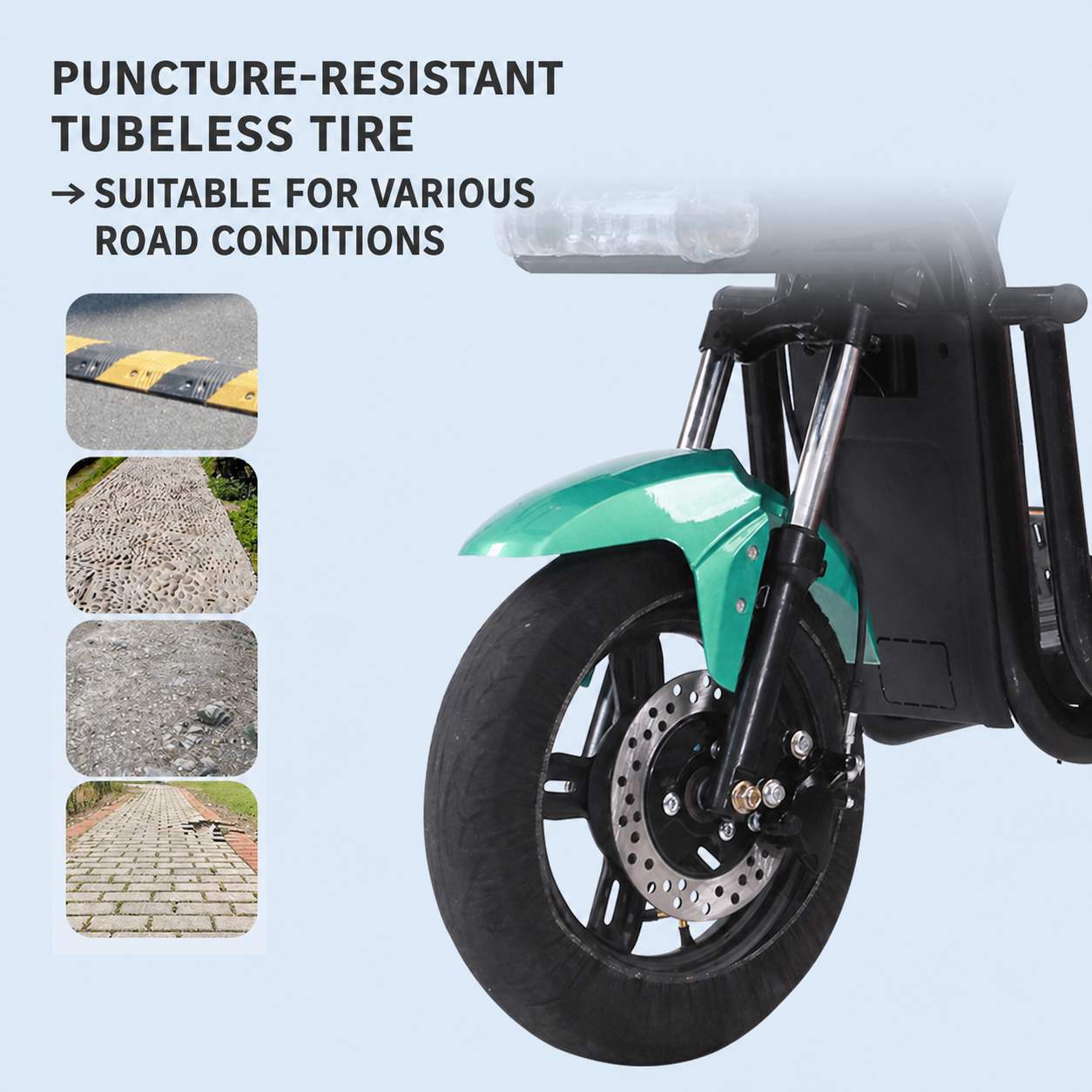 High-Power Long-Range Electric Delivery Bike with Cargo Racks for Food Delivery Riders