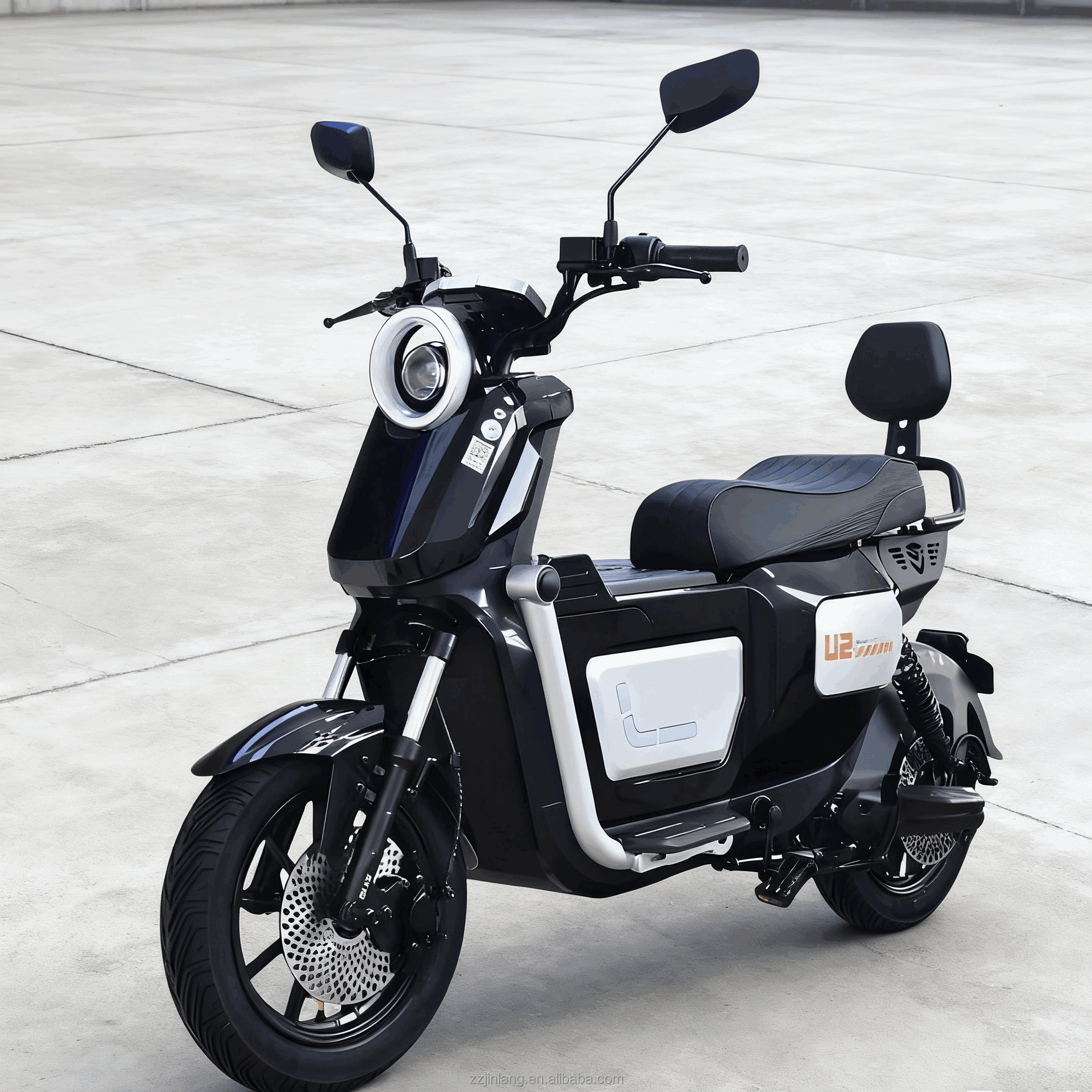 U2 Dual-Seat Electric Scooter with Brushless Motor, LED Headlight and Disc Brake