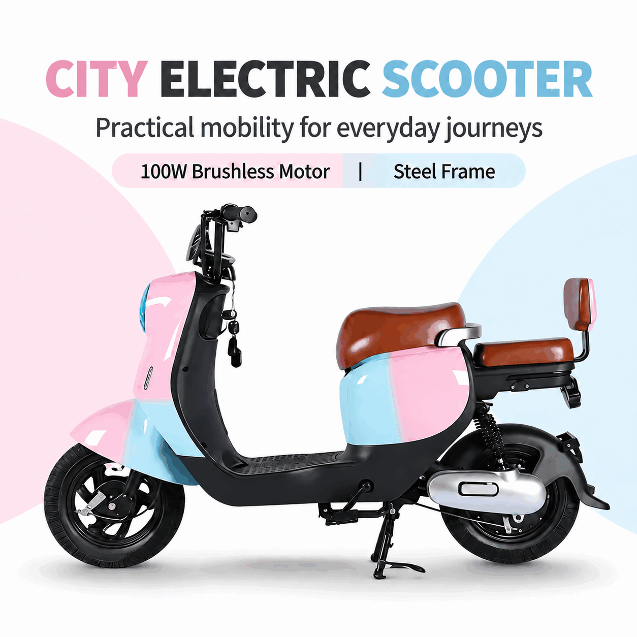 New Two-wheeled Electric Bicycle City Leisure Electric Moped New Two-wheeled Electric Bicycle City Leisure Electric Moped