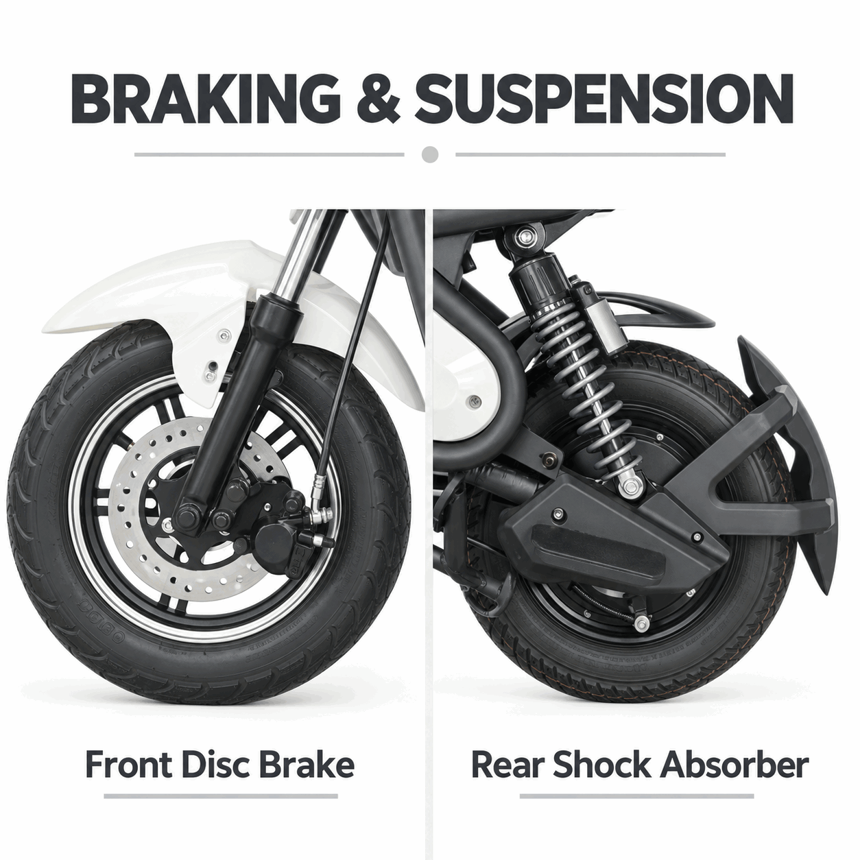 Electric City Scooter with Front Basket, Rear Storage Box and Step-Through Frame Electric City Scooter with Front Basket, Rear Storage Box and Step-Through Frame