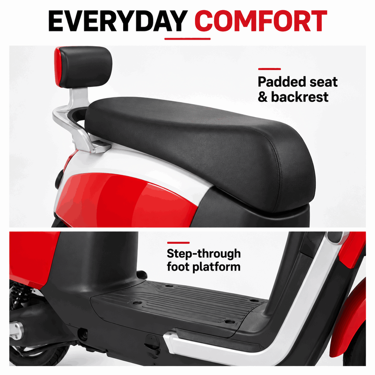 Little Golden Ox Gen 2 Electric Scooter with Padded Seat, LED Headlight & Digital Display Little Golden Ox Gen 2 Electric Scooter with Padded Seat, LED Headlight & Digital Display