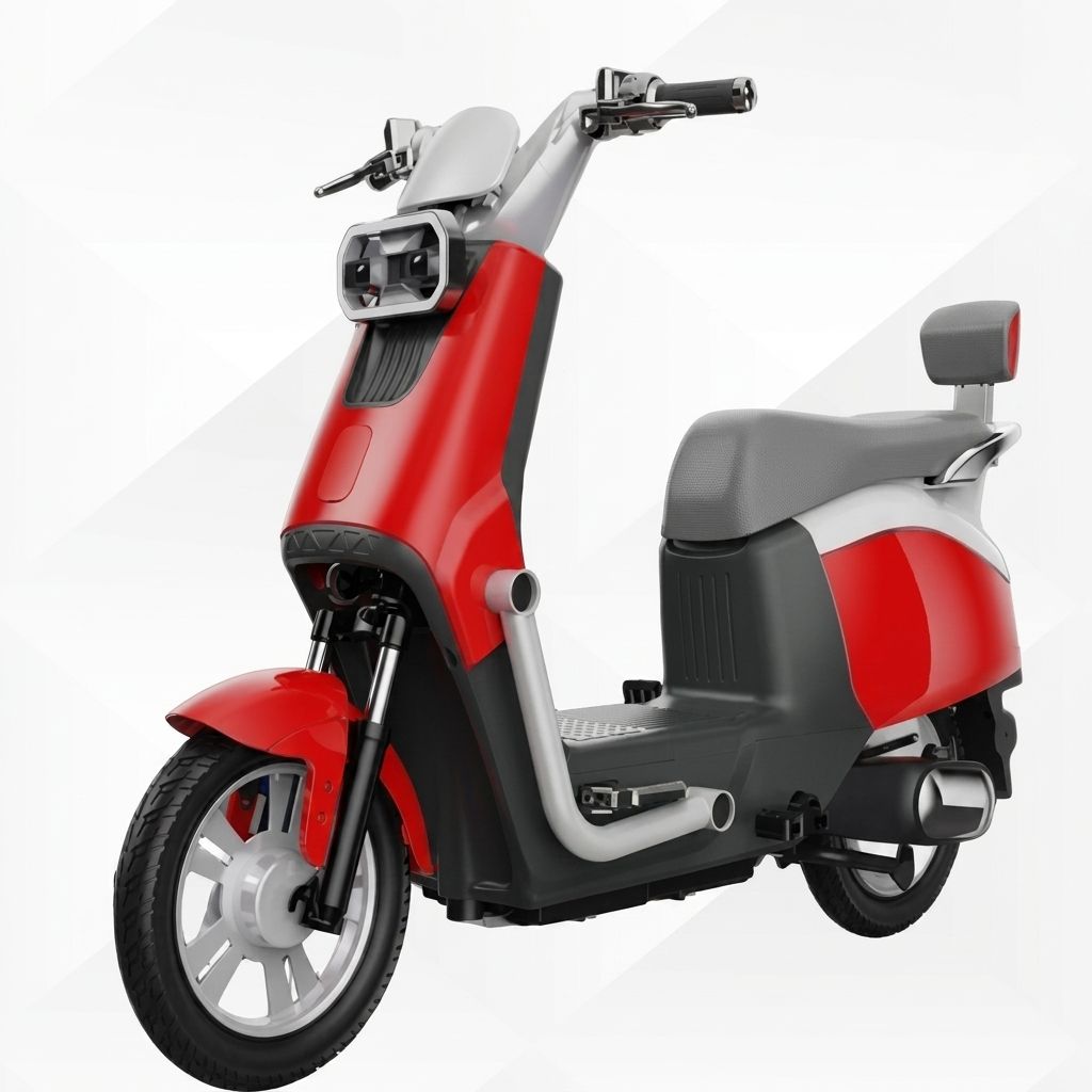 Little Golden Ox Gen 2 Electric Scooter with Padded Seat, LED Headlight & Digital Display