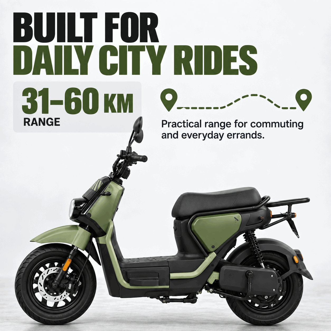 Long-Range Electric City Bike for Adults with Dual Suspension and Digital Display Long-Range Electric City Bike for Adults with Dual Suspension and Digital Display