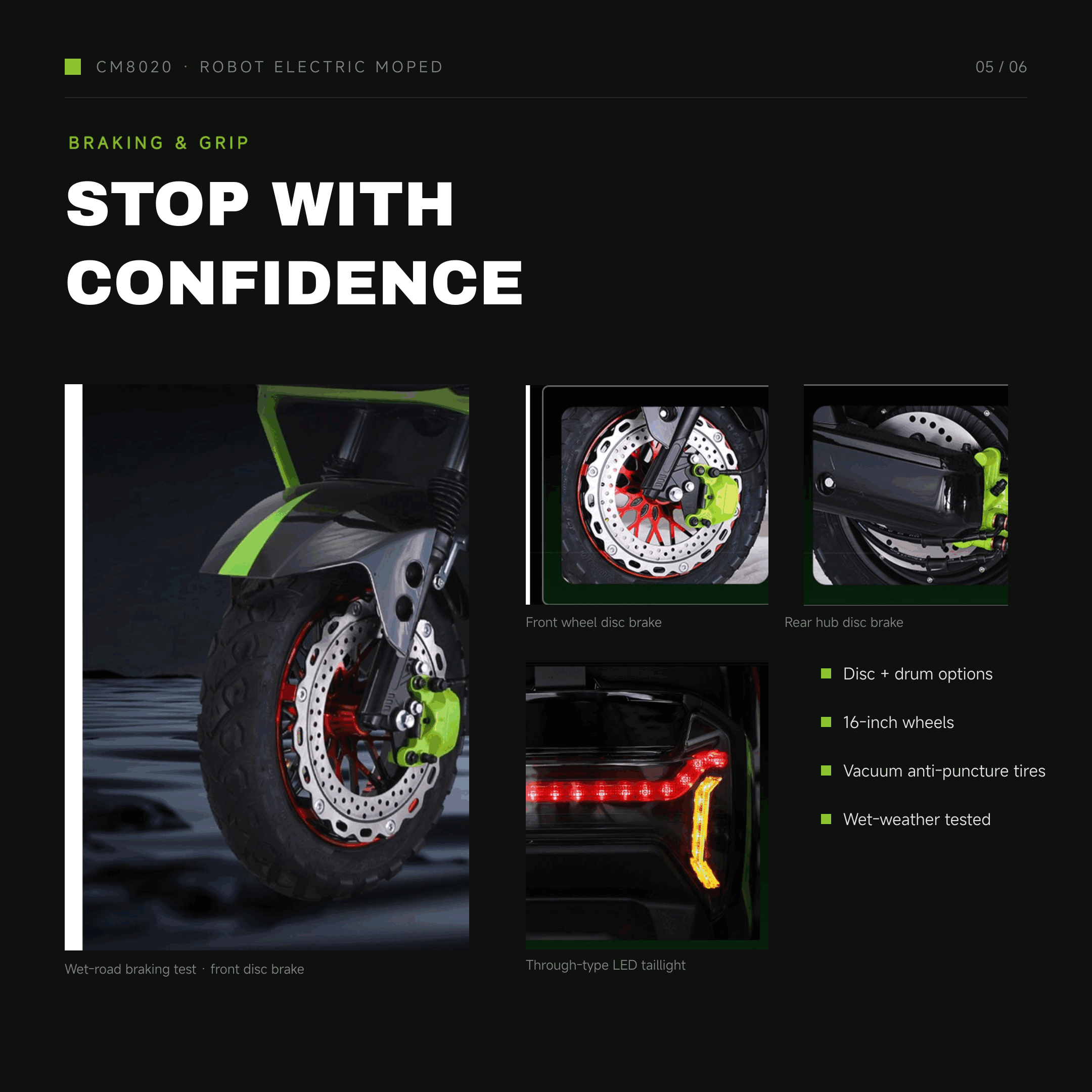 Electric Moped for Adults 60V/72V – Removable Battery | 31–60 km Range | Disc Brake Electric Moped for Adults 60V/72V – Removable Battery | 31–60 km Range | Disc Brake