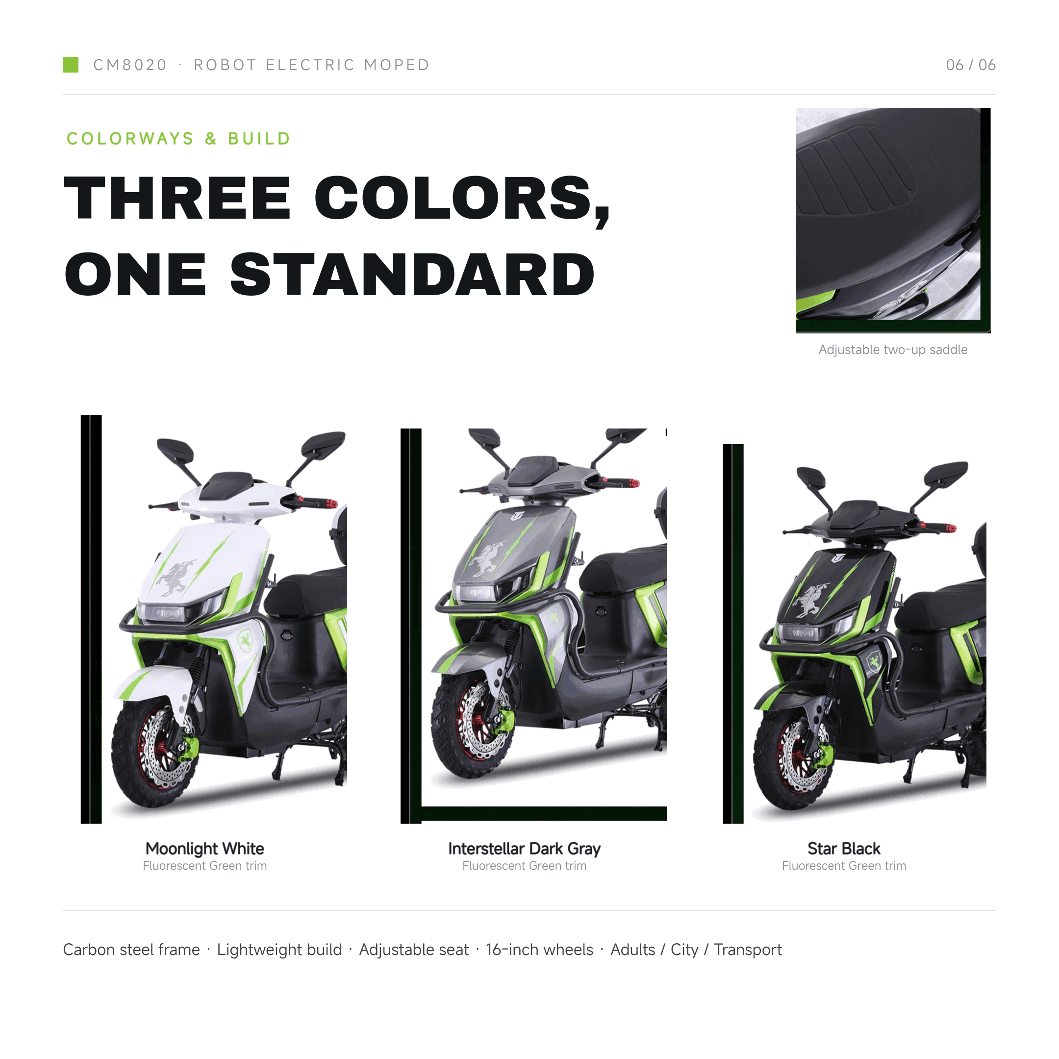Electric Moped for Adults 60V/72V – Removable Battery | 31–60 km Range | Disc Brake Electric Moped for Adults 60V/72V – Removable Battery | 31–60 km Range | Disc Brake
